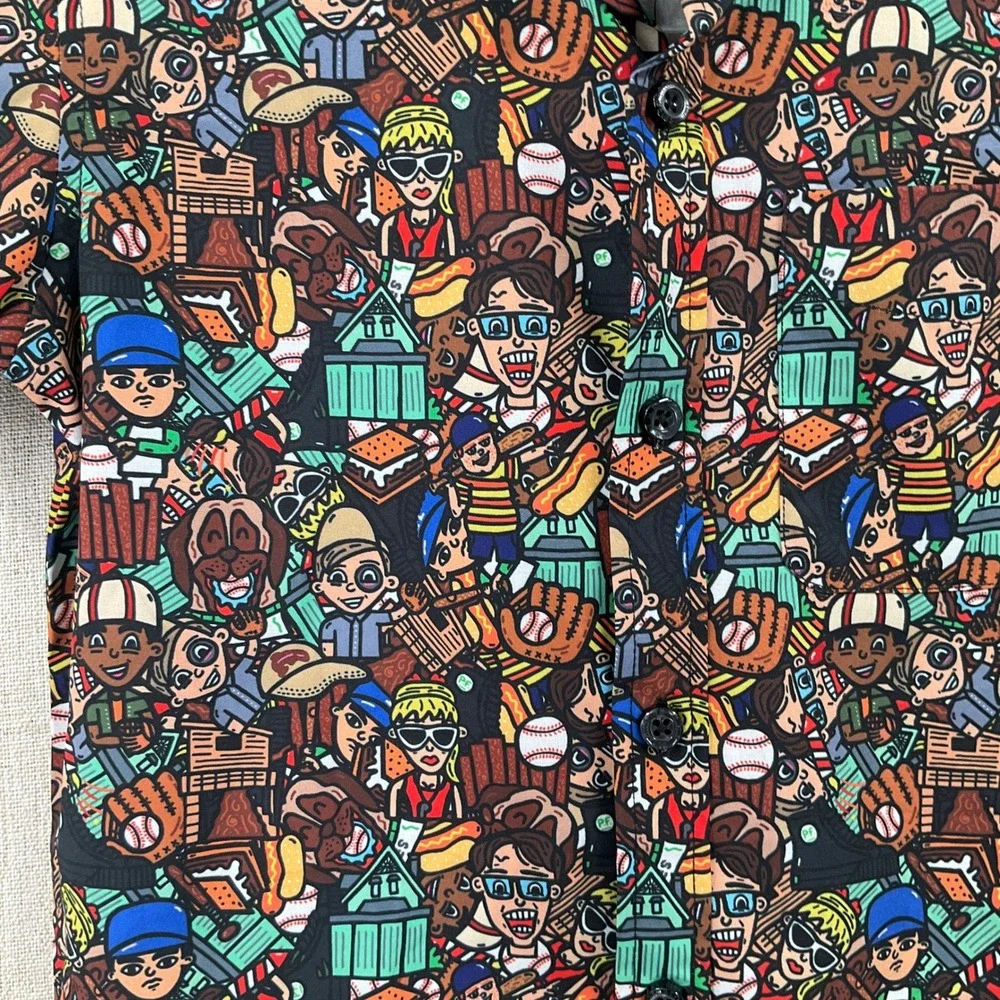 RSVLTS The Sandlot Shirt KIDS XS Multi Kunuflex Graphic Print